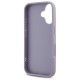 Guess Quilted Metal Logo case for iPhone 16 - light purple Guess Quilted Metal Logo case for iPhone 16 - light purple