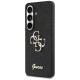 Guess Fixed Glitter Big 4G Metal Logo case for Samsung Galaxy S26 - black