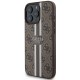 Guess 4G Printed Stripes MagSafe Case for iPhone 16 Pro Max - Brown Guess 4G Printed Stripes MagSafe Case for iPhone 16 Pro Max - Brown