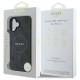 Guess 4G Ring Classic Logo MagSafe case for iPhone 16 - black