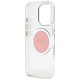 Guess IML Metal Colored Circle Classic Logo MagSafe case for iPhone 16 Pro Max - pink Guess IML Metal Colored Circle Classic Logo MagSafe case for iPhone 16 Pro Max - pink