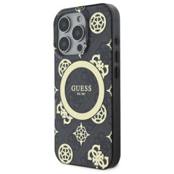 Guess IML Peony On 4G Background MagSafe Case for iPhone 16 Pro Max - Black Guess IML Peony On 4G Background MagSafe Case for iPhone 16 Pro Max - Black