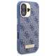 Guess 4G Logo Plate MagSafe iPhone 16 Case - Blue Guess 4G Logo Plate MagSafe iPhone 16 Case - Blue