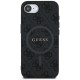 Guess PU Leather 4G Colored Ring Case with MagSafe for iPhone 16e - Black Guess PU Leather 4G Colored Ring Case with MagSafe for iPhone 16e - Black