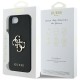Guess PU Grained 4G Metal Logo case for iPhone 16e - black Guess PU Grained 4G Metal Logo case for iPhone 16e - black