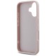 Guess Quilted Metal Logo iPhone 16 Case - Pink Guess Quilted Metal Logo iPhone 16 Case - Pink