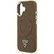 Guess Triangle Logo MagSafe case for iPhone 17 - brown Guess Triangle Logo MagSafe case for iPhone 17 - brown