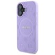 Guess Saffiano Peony Classic Logo MagSafena iPhone 16 Plus Case - Purple Guess Saffiano Peony Classic Logo MagSafena iPhone 16 Plus Case - Purple