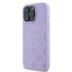Guess Saffiano Peony Classic Logo MagSafe iPhone 16 Pro Max Case - Purple Guess Saffiano Peony Classic Logo MagSafe iPhone 16 Pro Max Case - Purple