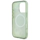 Guess IML Flower &amp;amp; Tonal Circle MagSafe case for iPhone 16 Pro - green