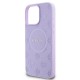 Guess Saffiano Peony Classic Logo MagSafe iPhone 16 Pro Max Case - Purple Guess Saffiano Peony Classic Logo MagSafe iPhone 16 Pro Max Case - Purple