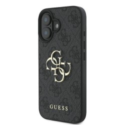 Guess 4G Big Logo Case for iPhone 16 - Black Guess 4G Big Logo Case for iPhone 16 - Black
