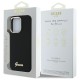 Guess Silicone Script Metal Logo & Frame Case for iPhone 16 Pro - Black Guess Silicone Script Metal Logo & Frame Case for iPhone 16 Pro - Black