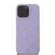 Guess Saffiano Peony Classic Logo MagSafe iPhone 16 Pro Max Case - Purple Guess Saffiano Peony Classic Logo MagSafe iPhone 16 Pro Max Case - Purple