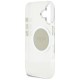 Guess IML Metal Colored Circle Classic Logo MagSafe case for iPhone 16 - gray Guess IML Metal Colored Circle Classic Logo MagSafe case for iPhone 16 - gray