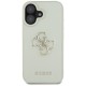 Guess Grained Big 4G Logo Small Classic Logo case for iPhone 16 - green