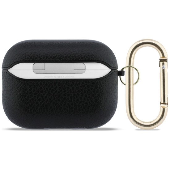 Guess Grained Classic Logo case for AirPods Pro 3 - black Guess Grained Classic Logo case for AirPods Pro 3 - black
