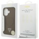 Guess Triangle Logo MagSafe case for iPhone 17 - brown Guess Triangle Logo MagSafe case for iPhone 17 - brown