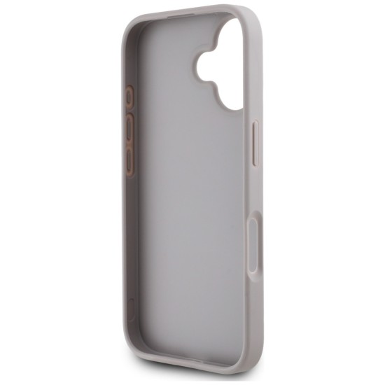 Guess Grained Roses Big 4G Logo iPhone 16 Case - Purple Guess Grained Roses Big 4G Logo iPhone 16 Case - Purple