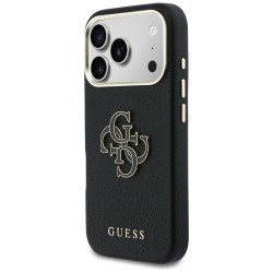 Guess FW Resin Logo Case for iPhone 17 Pro - Black Guess FW Resin Logo Case for iPhone 17 Pro - Black