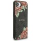 Guess 4G Flowers Print MagSafe case for iPhone 16e - black Guess 4G Flowers Print MagSafe case for iPhone 16e - black