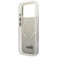 Guess IML Gradient Script Metal MagSafe Case for iPhone 17 Pro - Black