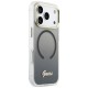 Guess IML Gradient Script Metal MagSafe Case for iPhone 17 Pro - Black