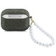 Guess Glitter Pearl Strap Case for AirPods Pro 3 - Black and Glitter Guess Glitter Pearl Strap Case for AirPods Pro 3 - Black and Glitter