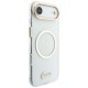 Guess IML Script Metal MagSafe Case for iPhone Air - Clear