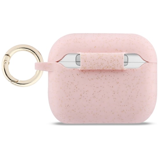 Guess Silicone Glitter Ring Case for AirPods Pro 3 - Pink Guess Silicone Glitter Ring Case for AirPods Pro 3 - Pink