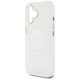 Guess IML Metal Colored Circle Classic Logo MagSafe case for iPhone 16 - white Guess IML Metal Colored Circle Classic Logo MagSafe case for iPhone 16 - white