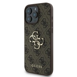 Guess 4G Big Logo iPhone 16 Pro Max Case - Brown Guess 4G Big Logo iPhone 16 Pro Max Case - Brown