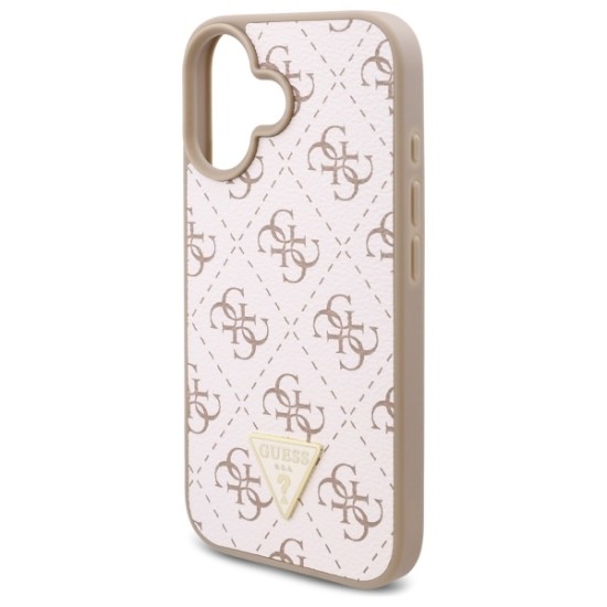 Guess New 4G Triangle iPhone 16 Case - White Guess New 4G Triangle iPhone 16 Case - White