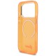 Guess IML Script Metal MagSafe Case for iPhone 17 Pro - Orange Guess IML Script Metal MagSafe Case for iPhone 17 Pro - Orange