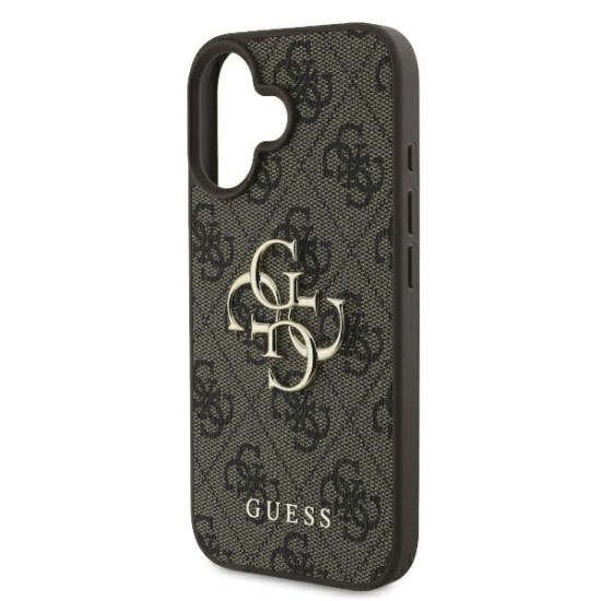 Guess 4G Big Logo Case for iPhone 16 - Brown Guess 4G Big Logo Case for iPhone 16 - Brown