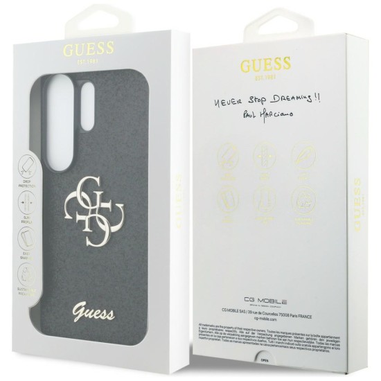 Guess Fixed Glitter Big 4G Metal Logo case for Samsung Galaxy S26 Ultra - black Guess Fixed Glitter Big 4G Metal Logo case for Samsung Galaxy S26 Ultra - black