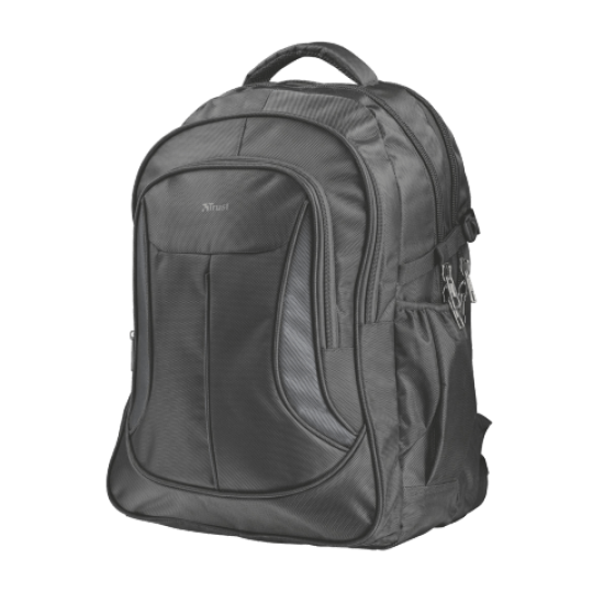 TRUST NOTEBOOK BACKPACK LIMA (BLACK/GREY) 22325