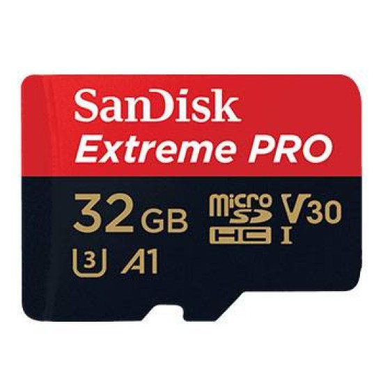 SANDISK Extreme microSDHC 32GB + SD Adapter + RescuePro Deluxe - 100MB/s