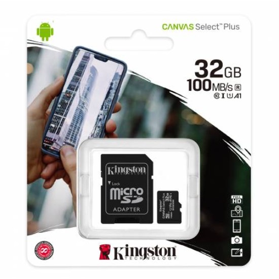 KINGSTON mSDHC CL10 32GB CANVAS SELE SDCS2/32GB