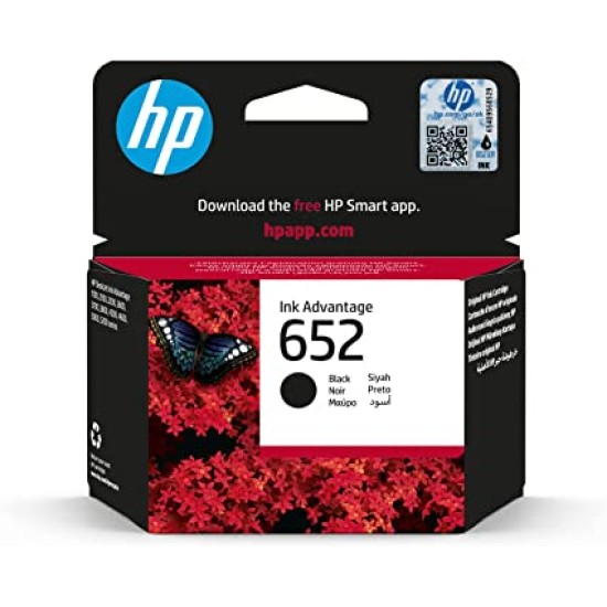 HP Ink Cartridge 652 Black HP Ink Cartridge 652 Black