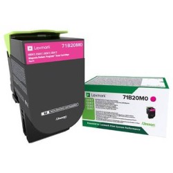 LEXMARK TONER 71B20M0 MAGENTA FOR CS317/417/517 LEXMARK TONER 71B20M0 MAGENTA FOR CS317/417/517