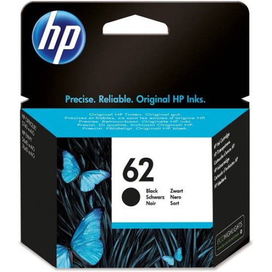HP INK CARTRIDGE 62 BLACK C2P04AE HP INK CARTRIDGE 62 BLACK C2P04AE