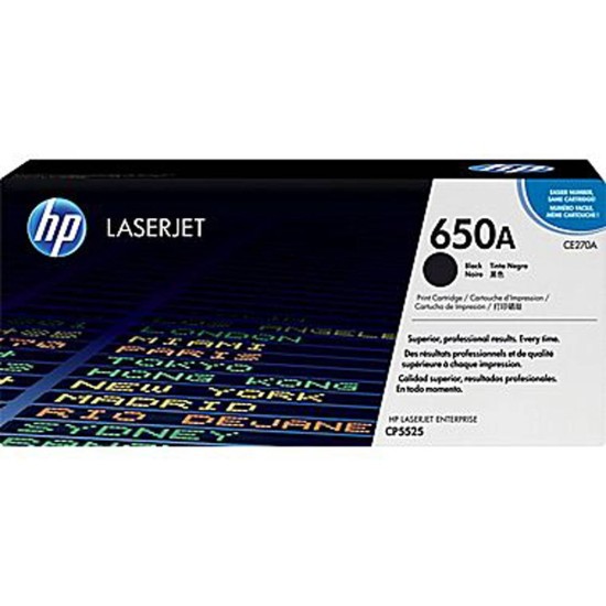 HP TONER CP5525  CE270A BLK