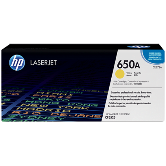 HP TONER CP5525 CE272A YELLOW