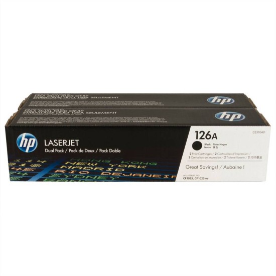 HP Toner 126AD Black Twin Pack HP Toner 126AD Black Twin Pack
