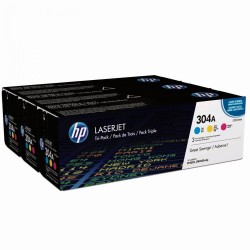 HP Toner 304A (C/Y/M) Tri-Pack HP Toner 304A (C/Y/M) Tri-Pack