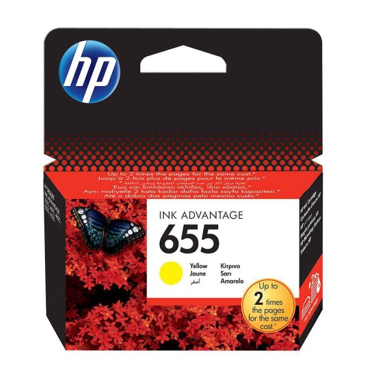 HP Ink Cartridge 655 Yellow HP Ink Cartridge 655 Yellow