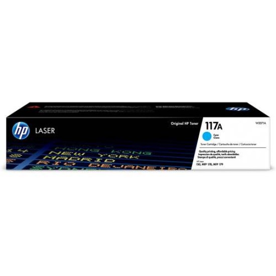 HP Toner 117A Cyan W2071A HP Toner 117A Cyan W2071A