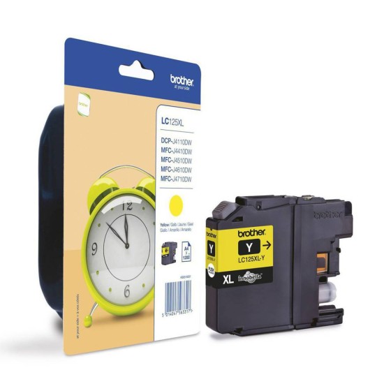 BROTHER Ink Cartridge LC125XL Yellow BROTHER Ink Cartridge LC125XL Yellow