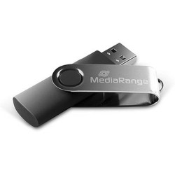 MEDIARANGE 4GB USB BLACK/SILVER MR907 MEDIARANGE 4GB USB BLACK/SILVER MR907